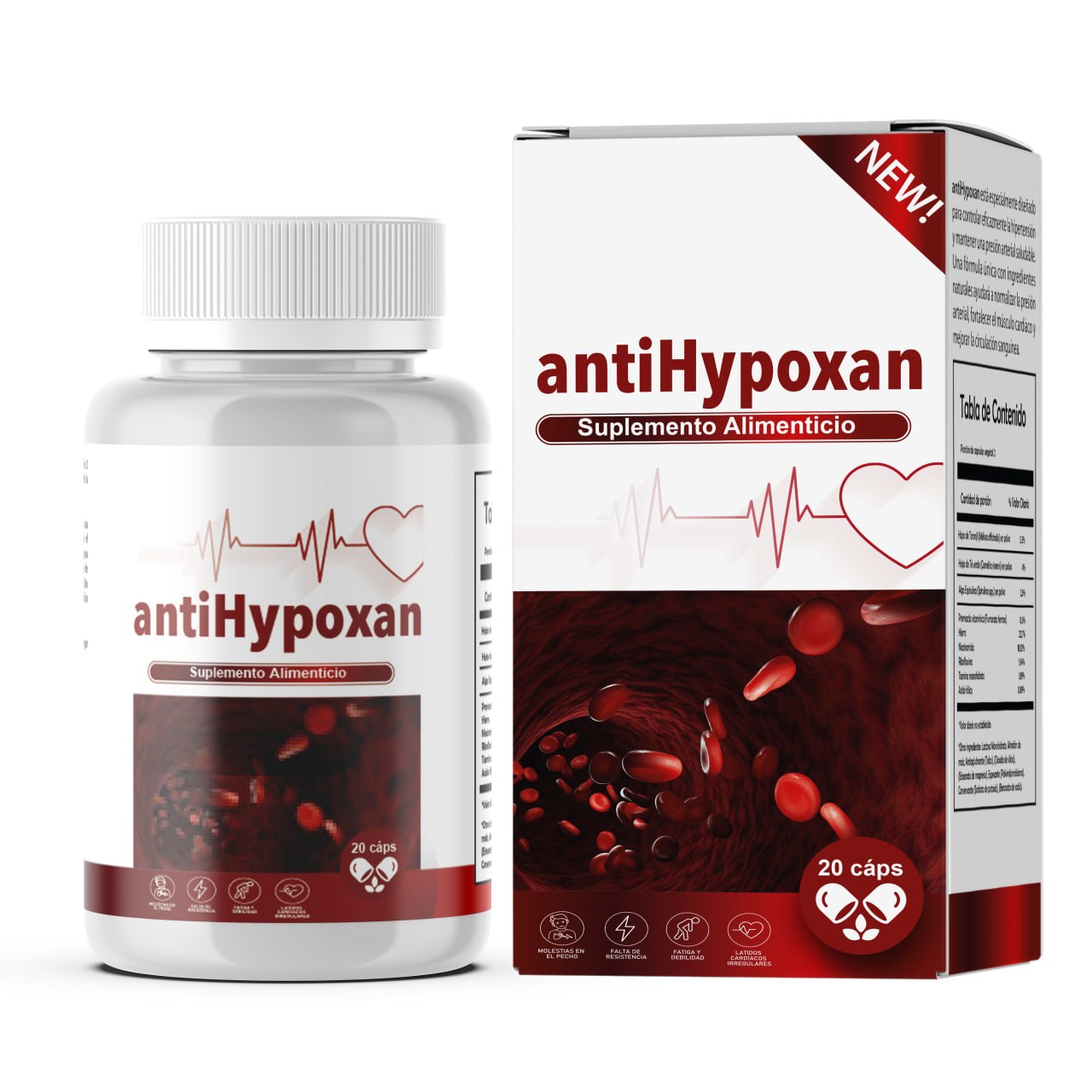 antiHypoxan cápsulas